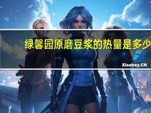 绿馨园 原磨豆浆的热量是多少