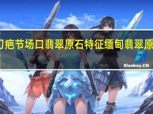 缅甸刀疤节场口翡翠原石特征 缅甸翡翠原石批发价格
