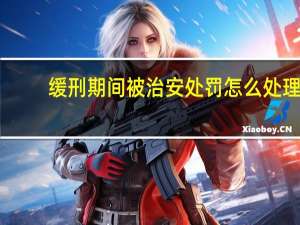 缓刑期间被治安处罚怎么处理