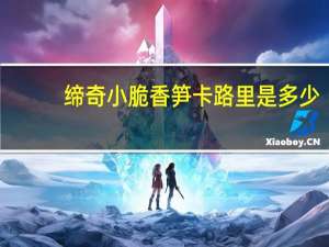 缔奇 小脆香笋卡路里是多少