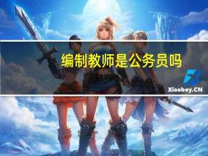 编制教师是公务员吗