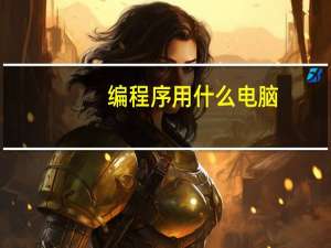 编程序用什么电脑