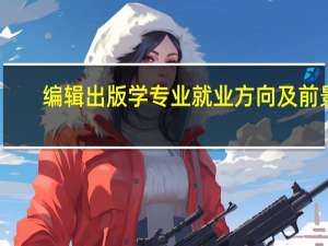 编辑出版学专业就业方向及前景