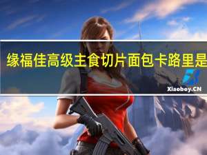 缘福佳高级主食切片面包卡路里是多少