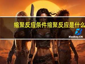缩聚反应条件 缩聚反应是什么