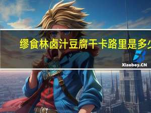 缪食林 卤汁豆腐干卡路里是多少