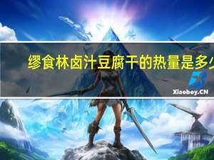 缪食林 卤汁豆腐干的热量是多少