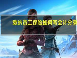 缴纳员工保险如何写会计分录