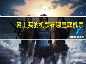 网上买的机票在哪里取机票