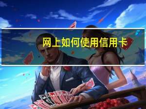 网上如何使用信用卡（谁教教我如何在网上开通信用卡?）