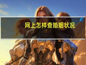 网上怎样查婚姻状况