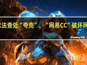 网信部门依法查处“夸克”、“网易CC”破坏网络生态违法案件