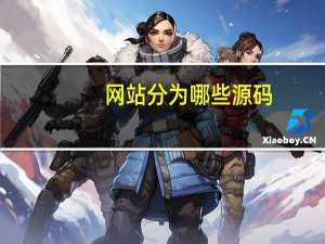 网站分为哪些源码