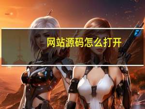 网站源码怎么打开