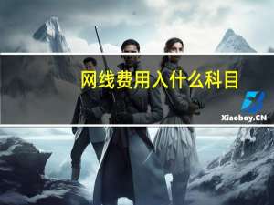网线费用入什么科目
