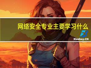 网络安全专业主要学习什么