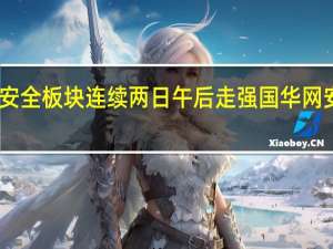 网络安全板块连续两日午后走强国华网安直线触板