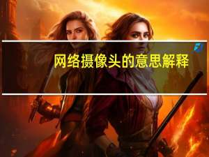 网络摄像头的意思解释