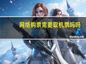 网络购票需要取机票吗吗