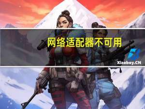 网络适配器不可用（适配器不可用）