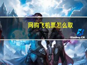 网购飞机票怎么取