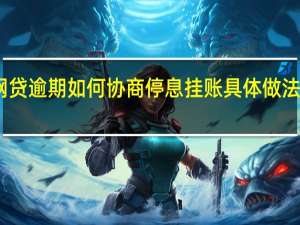 网贷逾期如何协商停息挂账 具体做法有这些