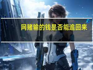 网赌输的钱是否能追回来