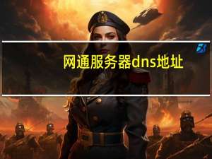 网通服务器dns地址（网通服务器）