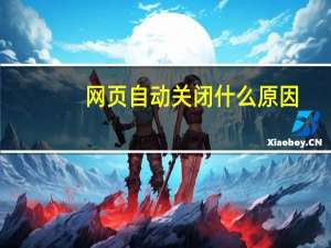 网页自动关闭什么原因（网页自动关闭）
