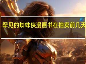 罕见的蜘蛛侠漫画书在拍卖前几天出价