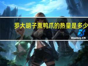 罗大胡子 熏鸭爪的热量是多少