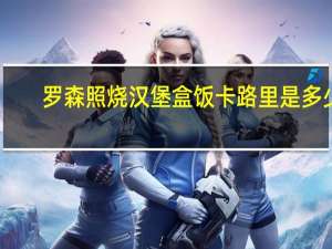 罗森 照烧汉堡盒饭卡路里是多少