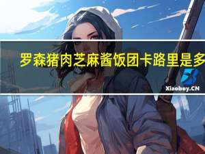 罗森 猪肉芝麻酱饭团卡路里是多少