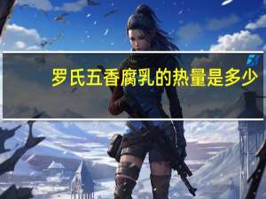 罗氏 五香腐乳的热量是多少