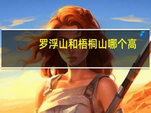 罗浮山和梧桐山哪个高