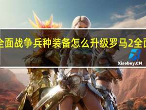 罗马2全面战争兵种装备怎么升级 罗马2全面战争修改器