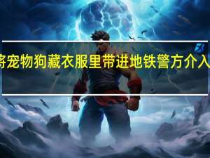 罚！一乘客将宠物狗藏衣服里带进地铁警方介入→ 到底什么情况嘞