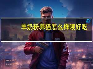 羊奶粉养猫怎么样喂好吃