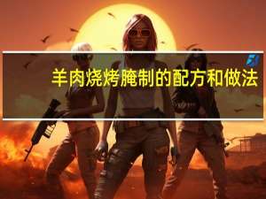 羊肉烧烤腌制的配方和做法