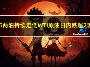 美、布两油持续走低WTI原油日内跌超2%现报75.06美元/桶；布伦特原油日内跌1.91%现报79.42美元/桶