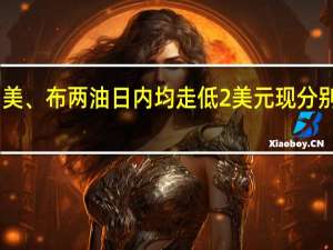 美、布两油日内均走低2美元现分别报75.37美元/桶和79.33美元/桶日内分别跌2.58%和2.47%