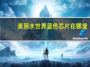 美丽水世界蓝色芯片在哪里