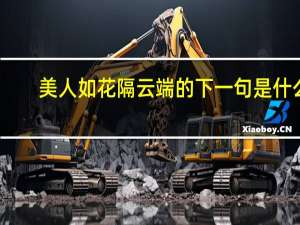 美人如花隔云端的下一句是什么