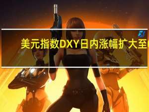 美元指数DXY日内涨幅扩大至0.50%现报102.60