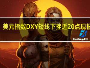 美元指数DXY短线下挫近20点现报106.61