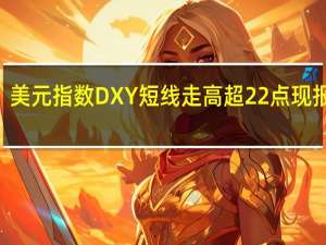 美元指数DXY短线走高超22点现报106.45