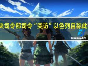 美军中央司令部司令“突访”以色列自称此行的一个目的