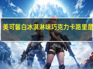 美可馨 白冰淇淋味巧克力卡路里是多少