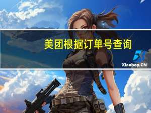 美团根据订单号查询（美团订单号查询系统）