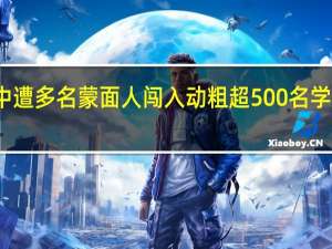 美国一高中遭多名蒙面人闯入动粗 超500名学生次日不敢到校